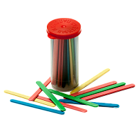 Палички рахункові в тубі, висота - 7 см близько - 50 шт  AS-0228