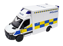 Машинка Kinsmart Mersedes-Benz Sprinter Police біла будка  KT5479W-2