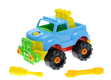 Игрушка Джип разборный с инструментами 15 см  30,009