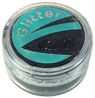 Блестки (Глиттер) большие Атлас 3 гр - Черный AS-2418