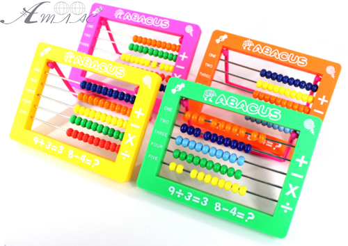 Рахівниці дитячі з ніжкою, пластикові 12 х 15.5 см  8014