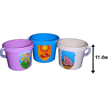 Іграшка Пластикове Відерко Оріон №1 11 см 764