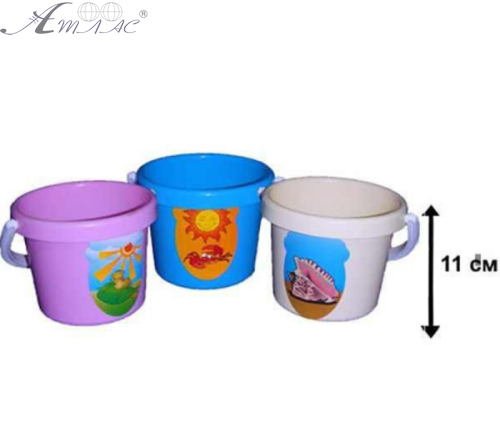 Іграшка Пластикове Відерко Оріон №1 11 см 764