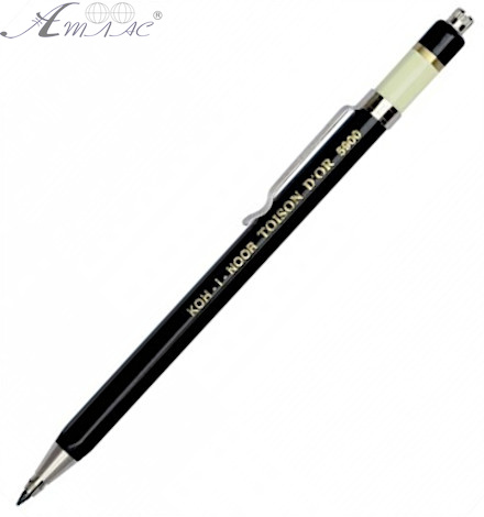 Олівець механічний 2 мм K-I-N чорний 5900