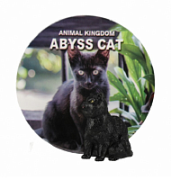 Игрушка Фигурка Кота Черный сидит 4 см  16613