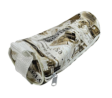 Пенал шкільний JO Ретро Авто клейонка, тубус Мікс YT1398