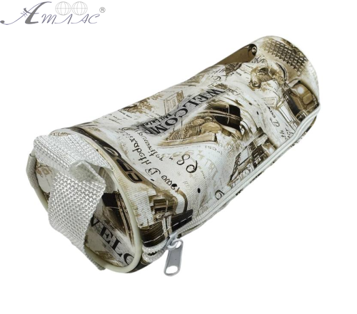 Пенал шкільний JO Ретро Авто клейонка, тубус Мікс YT1398