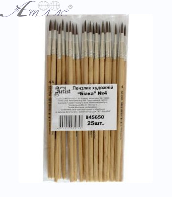 Пензлик Білка № 4 круглий 845650 Пензлик Білка № 4 круглий 845650