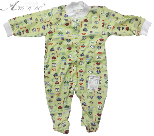 Комбинезон на кнопках микс, с открытыми рукавами, р.40(20) 14355 Комбинезон на кнопках микс, с открытыми рукавами, р.40(20) 14355