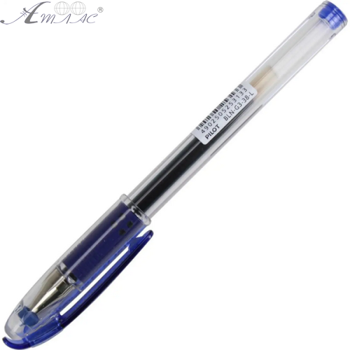 Ручка гелева PILOT G-3 0,5мм синя  BL-G3-5-L