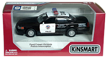 Машинка модель Kinsmart, Ford Crown Victoria Police KT5327W
