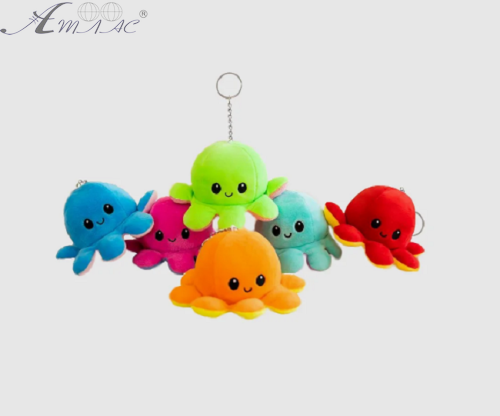 Брелок Восьминіг-перевертень показник настрою мікс  06441 фото 3