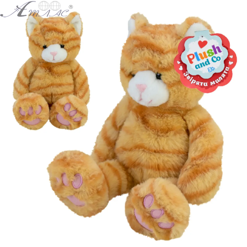 Игрушка Мягкая Кот рыжий 28 см 25059 Игрушка Мягкая Кот рыжий 28 см 25059