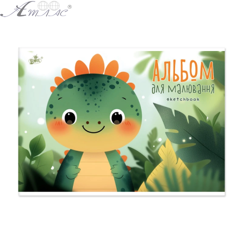 Альбом для рисования скоба А4 40листов Бриск 100г  16170 фото 5