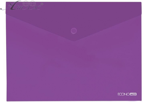 Папка на кнопке В5 Economix фиолетовая фактура глянец 180мкм E31302-12 Папка на кнопке В5 Economix фиолетовая фактура глянец 180мкм E31302-12