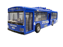 Іграшка Автобус Sity синій двері відчиняються + світло + звук 28 см  1106В