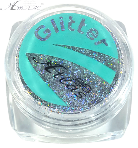 Блискітки (Гліттер) дрібні Голографічні Атлас 2 гр - Срібло AS-2356