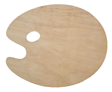 Палітра № 21 дерево, не промаслена, овал 37*30см  AS-4971