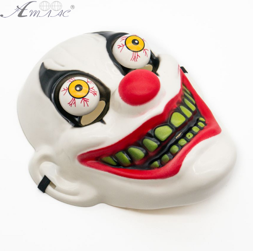 Игрушка Маска Клоун с выпученными глазами Белая 7124
