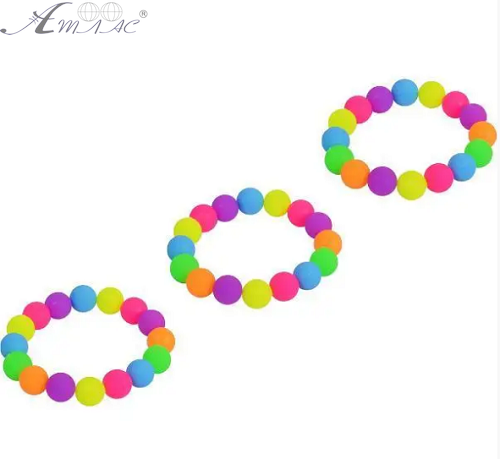 Игрушка Браслет Шарики силиконовые d=10мм  09649