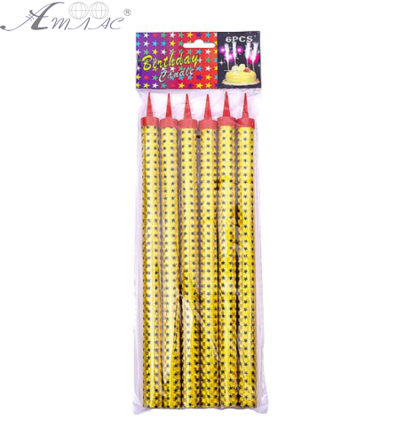 Свічки-феєрверк 20 см  набір - 6 штук  10762