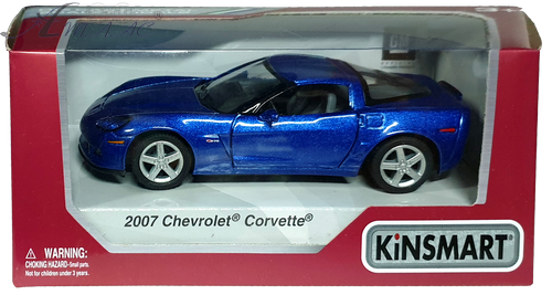 Машинка Kinsmart Chevrolet Corvette Z 06 2007 рік  KT5320W фото 2