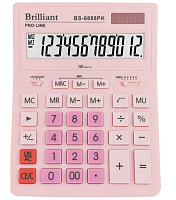Калькулятор Brilliant BS-8888РК настольный Розовый 155 х 205 мм 