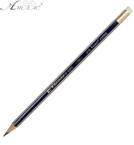 Карандаш графитный Faber Castell GoldFaber 2B с ластиком 116802