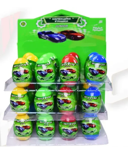 Игрушка Модель Автопром Машинка в яйце  7801А фото 2