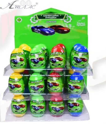 Іграшка Модель Автопром Машинка в яйці  7801А фото 2