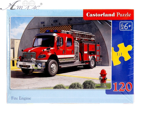 Іграшка Пазл 120 Пожежна машина Castorland 32 х 23 см  В-12527