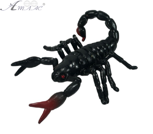 Игрушка силиконовая антистресс Скорпион черный 10см 03399 Игрушка силиконовая антистресс Скорпион черный 10см 03399