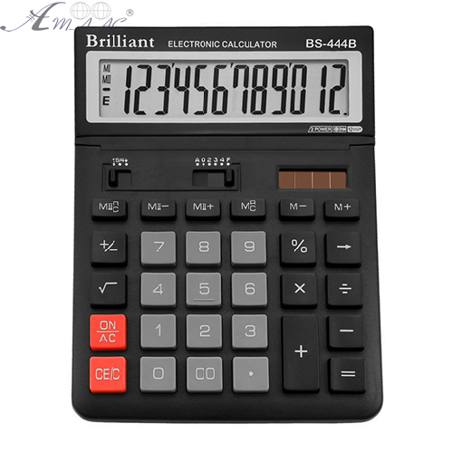 Калькулятор Brilliant BS-444B наст. 12разр. живл. 145*195мм Калькулятор Brilliant BS-444B наст. 12разр. живл. 145*195мм