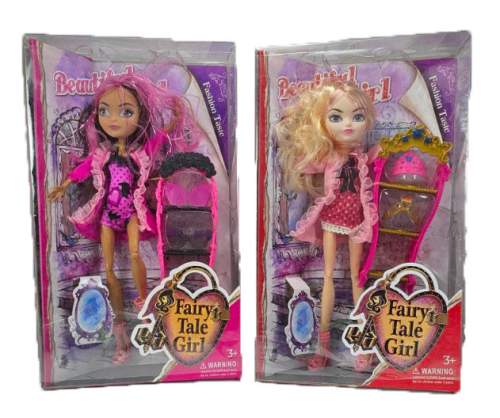 Кукла аля Fairy Tale Girl  микс 27 см  5033