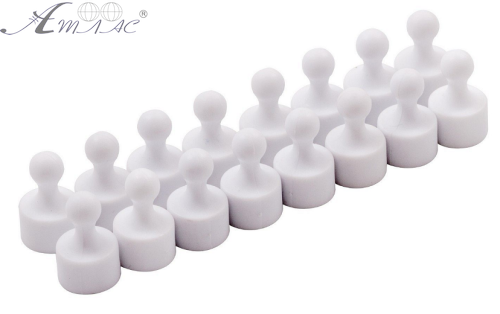 Магніт неодимовий Пішак для дошки 12х20мм 1in Білий  06576