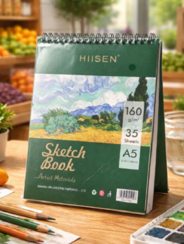 Скетчбук для рисования А5 спираль 35 листов CHIISEN  03742