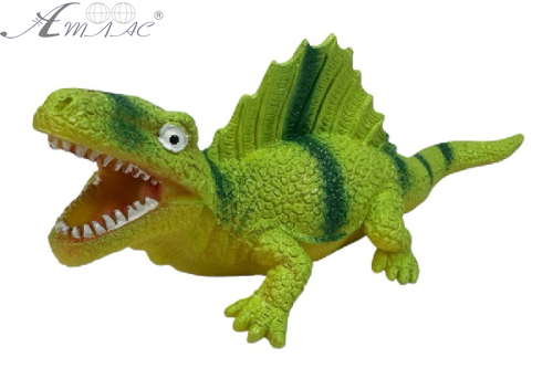 Іграшка силіконова антистрес, Динозавр зелений з хребтом 15см 03330 Іграшка силіконова антистрес, Динозавр зелений з хребтом 15см 03330