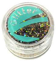 Блестки (Глиттер) большие Голографические Атлас 3 гр - Шампань AS-2465