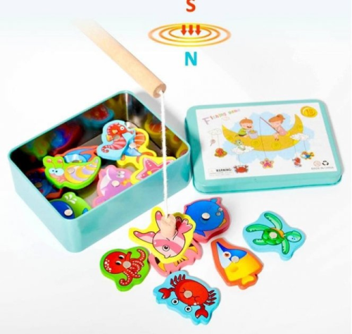 Игрушка Рыбалка магнитная в металлическом пенале   12953 фото 2