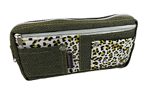 Пенал школьный LUCKY на двух змейках с кармашками  F2223-4