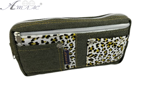 Пенал школьный LUCKY на двух змейках с кармашками F2223-4 Пенал школьный LUCKY на двух змейках с кармашками F2223-4