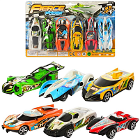Іграшка Набір спортивних машин 6 штук в блістері  198-67