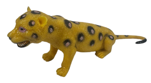 Игрушка силиконовая антистресс, дикие животные Леопард 13см  06727