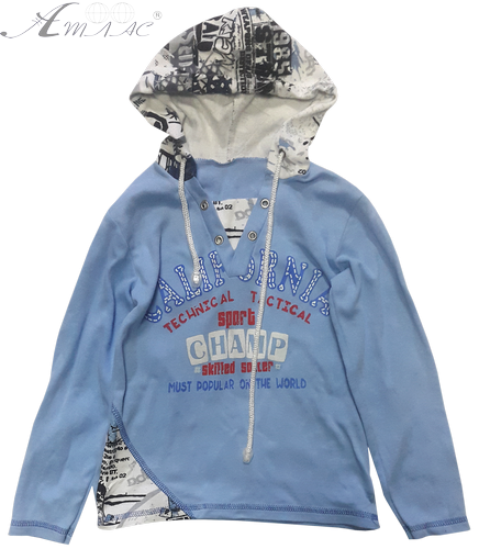 Кофта махрова з вишивкою та капюшоном, р. 56 (28) 15817 Кофта махрова з вишивкою та капюшоном, р. 56 (28) 15817