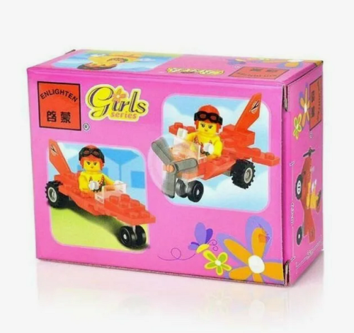 Игрушка Конструктор Brick Мини-самолёт 25 деталей  1207 фото 2