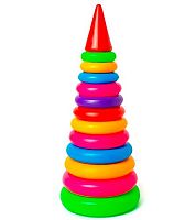 Іграшка Пластикова Піраміда 18 х 44 см Bamsic № 3 019