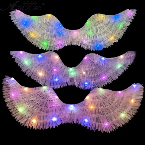 Іграшка Крила Ангела рожеві з Підсвічуванням 60х34см  04420