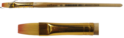 Пензлик нейлон Плоский № 6 JO *2342 Пензлик нейлон Плоский № 6 JO *2342