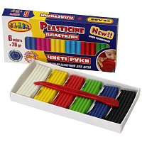 Пластилін Class 6 кольорів 120 гр  7643С