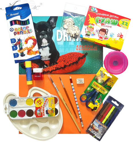 Набір школяра універсальний Атлас № 5 Малювання+  AS-0040 фото 2